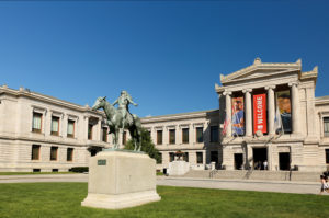 Boston Museum of Fine Art on a sunny day